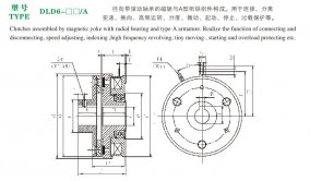 DLD6/A單片電磁離合器